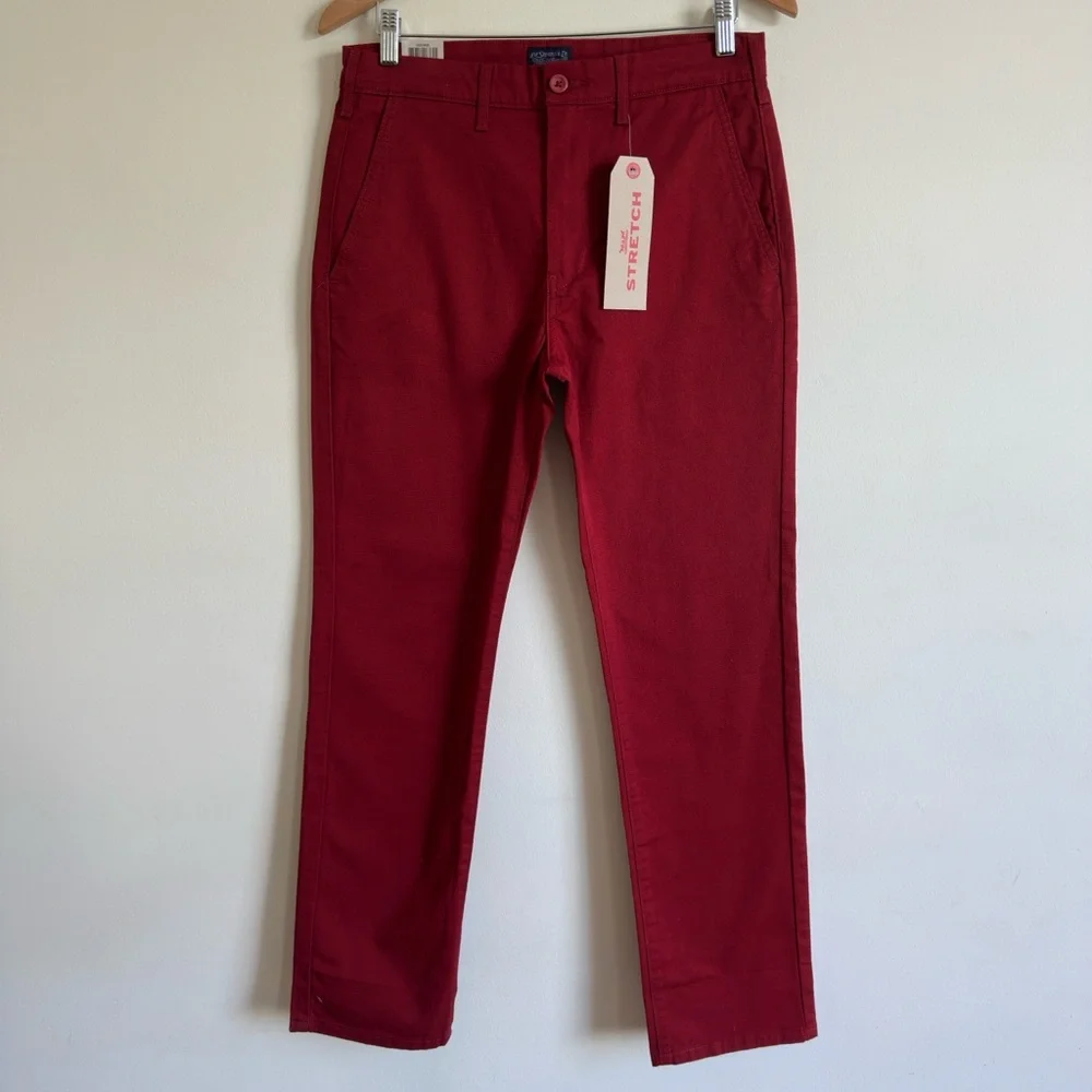 Levi’s || straight chino stretch Red Men's Denim size 30x32